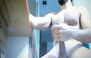 bearded hairy daddy huge cock