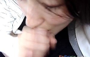 Japanese couple blowjob POV #5