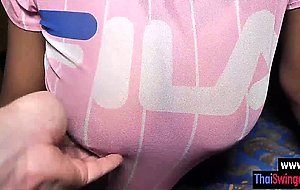 Big ass amateur teen Nim riding big dick and enjoyed clients hard cock