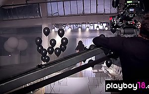 Hope Dworaczyk presents fancy dress and her perfect body at a fashion show