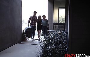 Wet teen Natalie Brooks gets fucked by a big cock guy and wet blonde MILF
