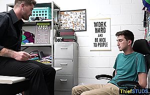 Dirty LP officer dominating and fucking a teen perp