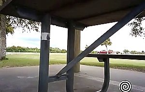 56yo fucking myself at the park