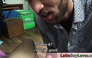 Cute bearded amateur latin teen Kavano fucked bareback