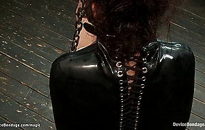 Huge boobs redhead tormented in dungeon