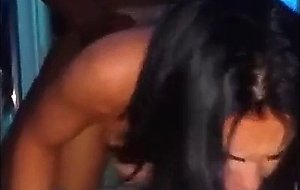 Girl With Hubby And Black