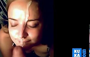 Amateur Handjob Facial Compilation