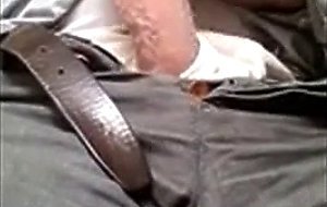 Str8 daddy play in his office
