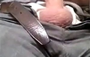 Str8 daddy play in his office