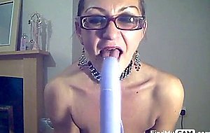 mature masturbates on cam 2