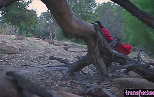 Naughty big cock shemale witch Chanel Santini fucks MILF Kleio Valentien