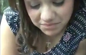 Cute Girl BJ In Car