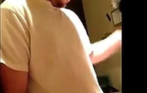 Asian Tranny Swallows White Thug Cum