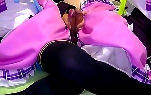 Mutual Masturbation with 2 Asian CD's cum together