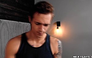 Stepbrothers Jayden and Scott have sexual photoshoot session