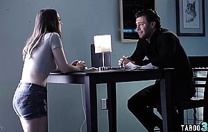 Careful big boobed Laney Grey using pussy to recover her stepsisters job