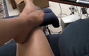 Pants on, pants off, pantyhosed cum video, again...