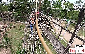 Petite amateur Thai teen Cherry needs more fun on a big european cock