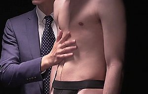 Slave Nathan starts blowing LeGrands massive dick
