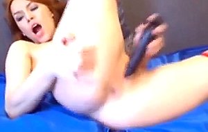 Hot redhead hardcore pussy and ass penetration hd
