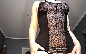 Black1cat12, honey girl caresses her body and pussy clos