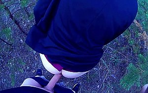 Fucked sweety girl in the forest. Dont cum inside me daddy!