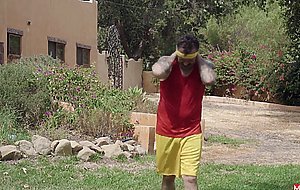 Milfed, olivia jayy, milf workout teases pervy neighb