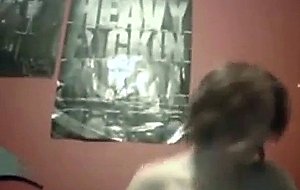 Brunette teen sucking cock and ride dick