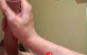 Uncut foreskin play and cum