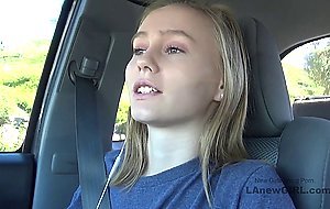 Cute 18yo teen gets fucked and creampied at audition