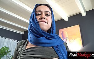 Perfect deepthroat by amazing big ass Arab teen stepsister Dania Vegax