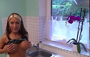  sweet german pleased with her tits and then fuck it