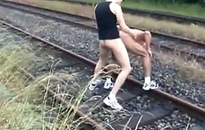 Fucking on the Railroad