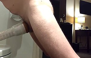 Groaning while pumping more cum into my fleshlight