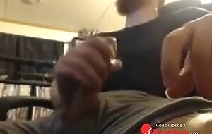 Beefy big ginger bear cums hard