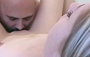Blonde girl gets pussy licked
