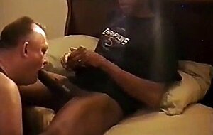 Mr.18 Inches gets his big dick sucked by a white daddy part1
