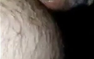 POV hairy chub bottom getting fucked not by daddy in hallway