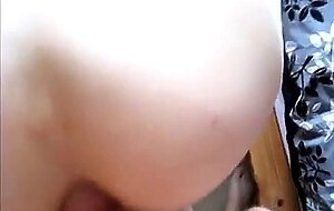 Bareback anal on doggy