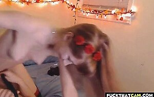 Two Horny Babes Eating Pussy Dildo Fuck