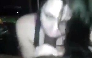 White Girl Sucks BBC