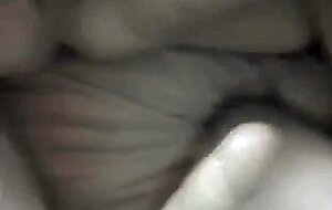 Amateur gay cum filled close-up