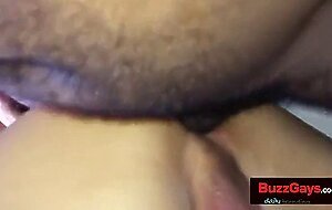 Interacial bareback fuck