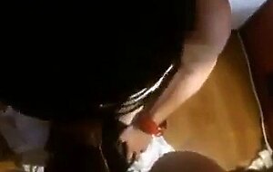 Crossdresser throat fucked