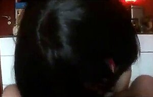 Crossdresser throat fucked