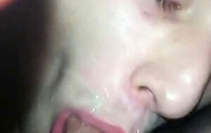Sissy sucking daddy's cock
