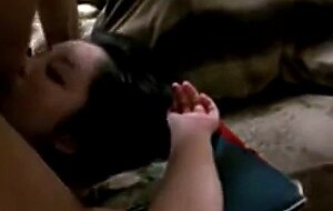 Amateur asian facial