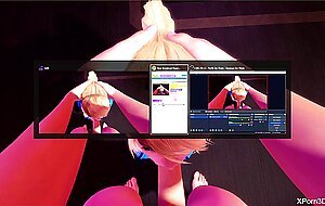 3D Porn POV Busty Blonde Gagging Blowjob Deepthroat Facefuck Teaser Anime Hentai