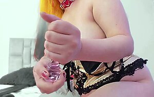 Colombian curvy miss Jessica plays with her fat ass