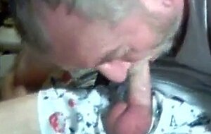 Daddy self sucking